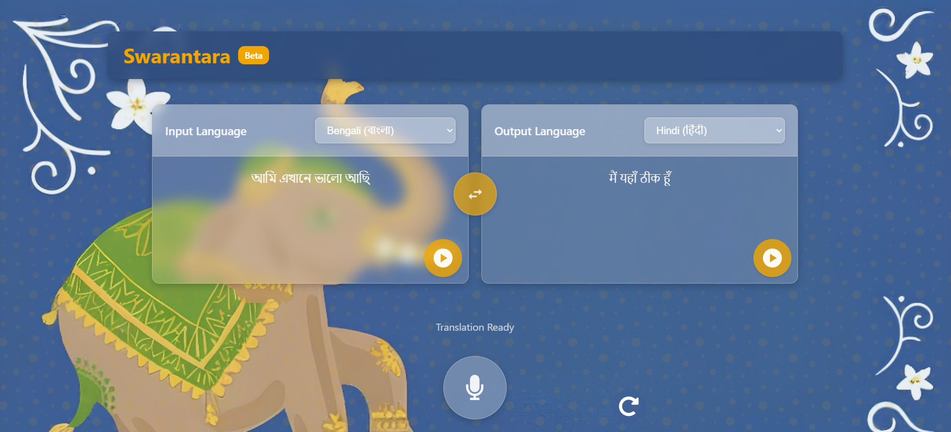 Swarantara - Modern Translator App